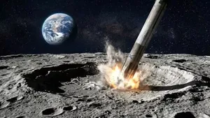 برخورد تاریخی موشک فالکون ۹ با ماه
